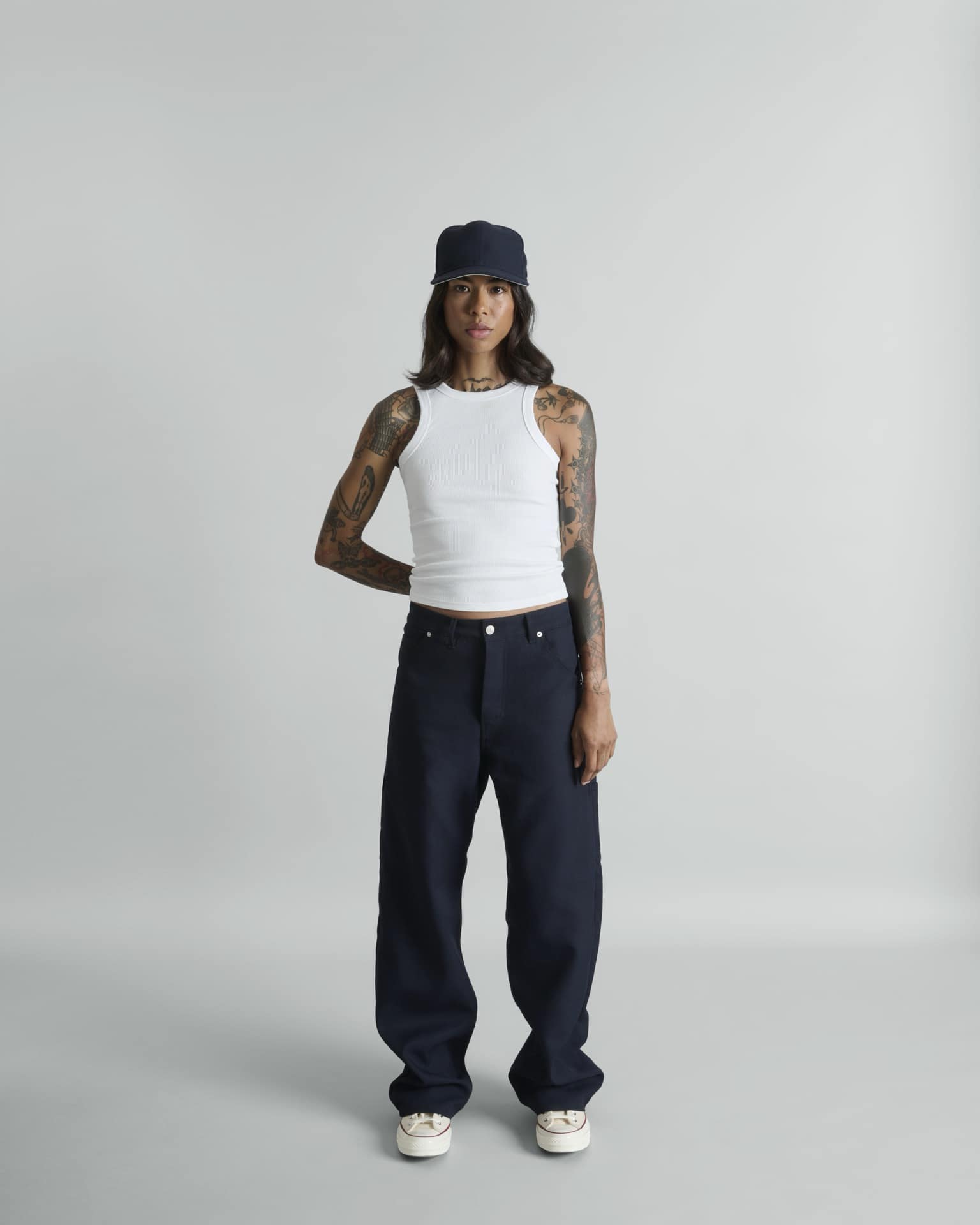 Premium Navy Ellicott Carpenter Pants