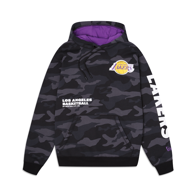 Premium Los Angeles Lakers Lifestyle Camo Hoodie