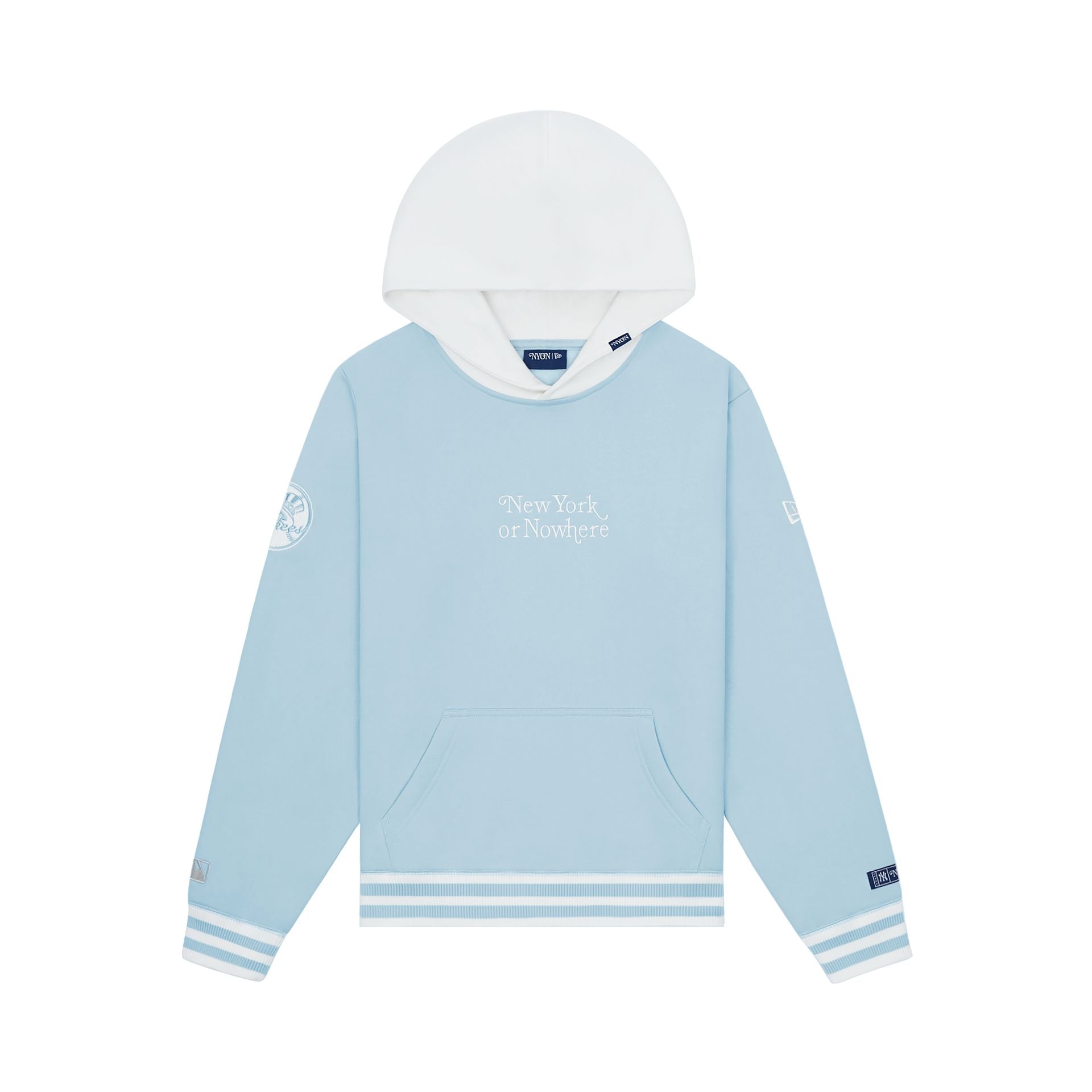 Premium New York or Nowhere x New York Yankees Blue Hoodie