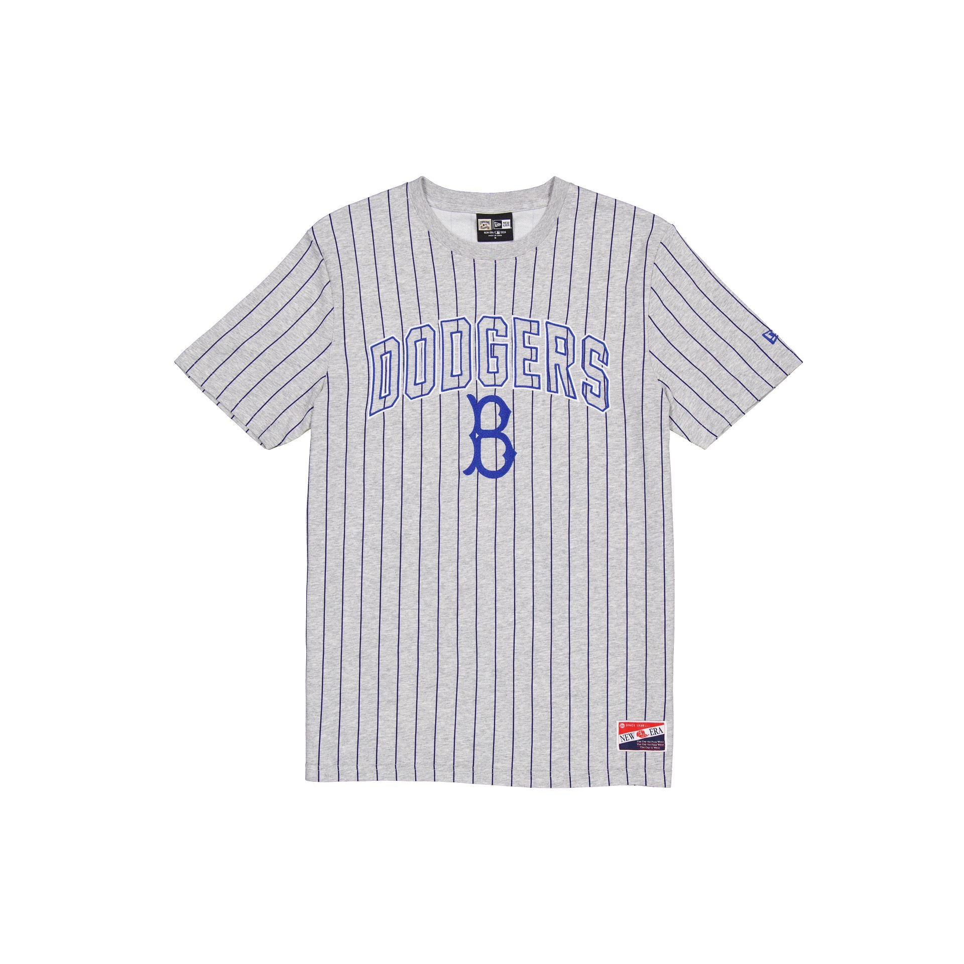 Premium Brooklyn Dodgers Throwback Gray Pinstripe T-Shirt