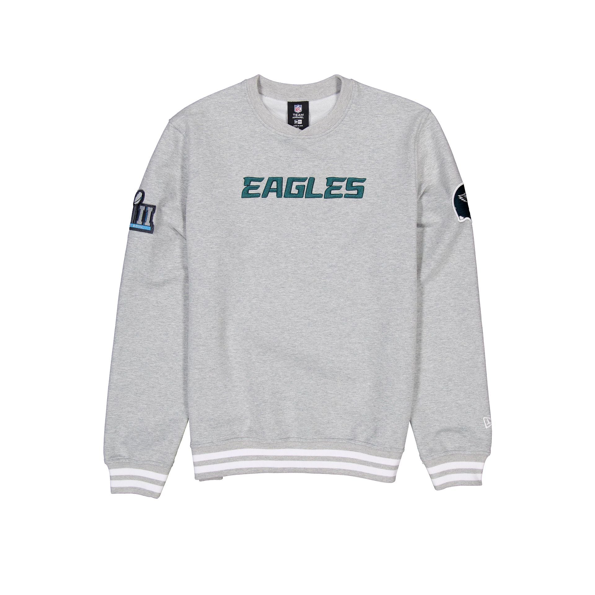 Premium Philadelphia Eagles Gray Logo Select Crewneck