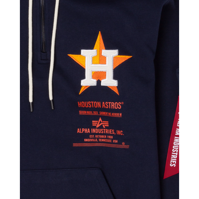 Premium Alpha Industries x Houston Astros Zipper Hoodie