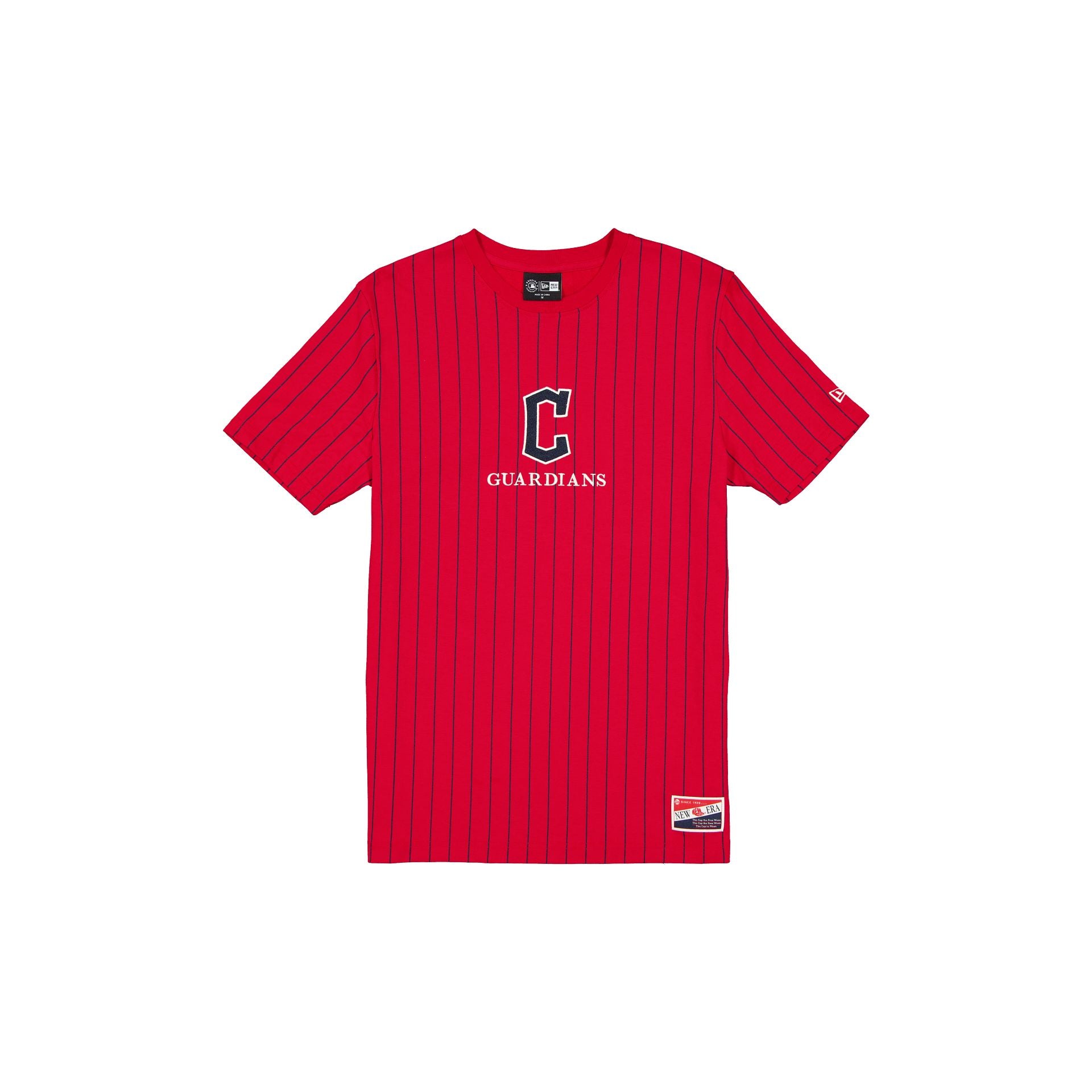 Premium Cleveland Guardians Throwback Pinstripe T-Shirt