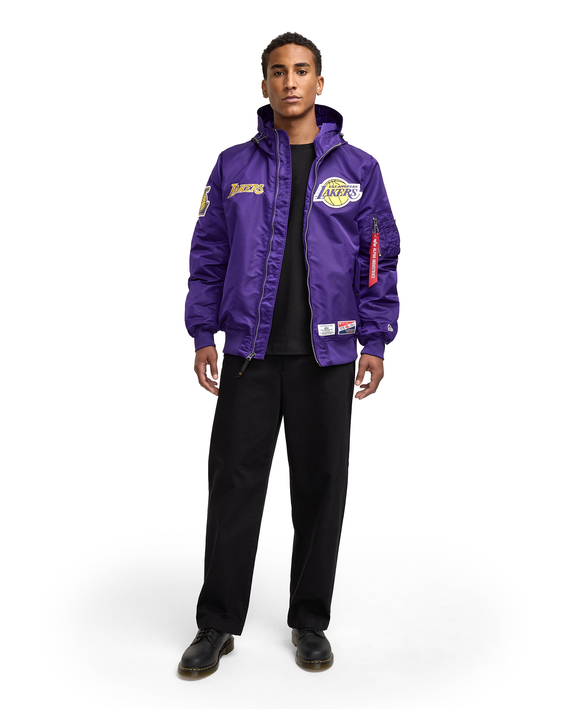Premium Alpha Industries x Phoenix Suns L-2B Hooded Bomber Jacket