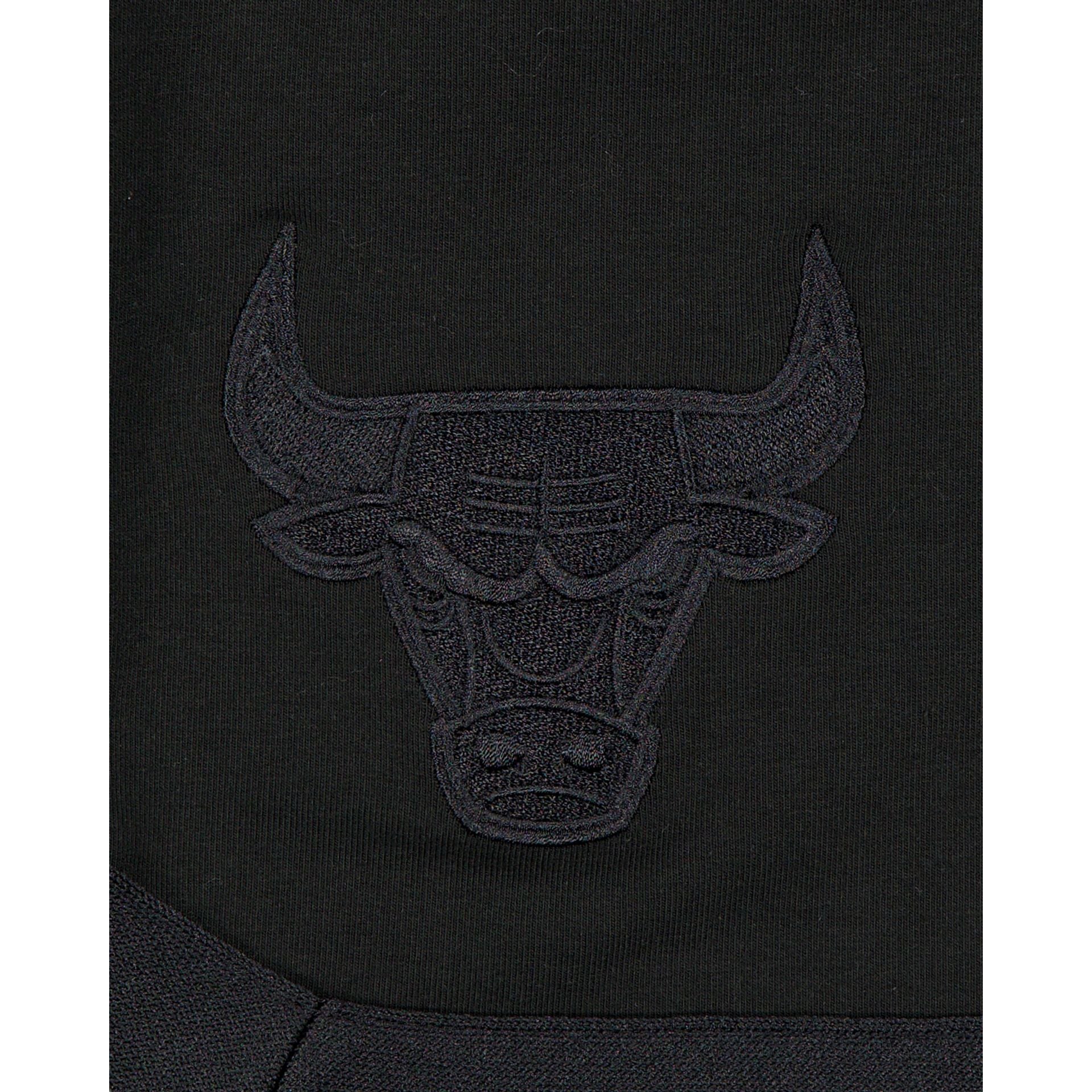 Premium Chicago Bulls Black on Black Logo Select Shorts