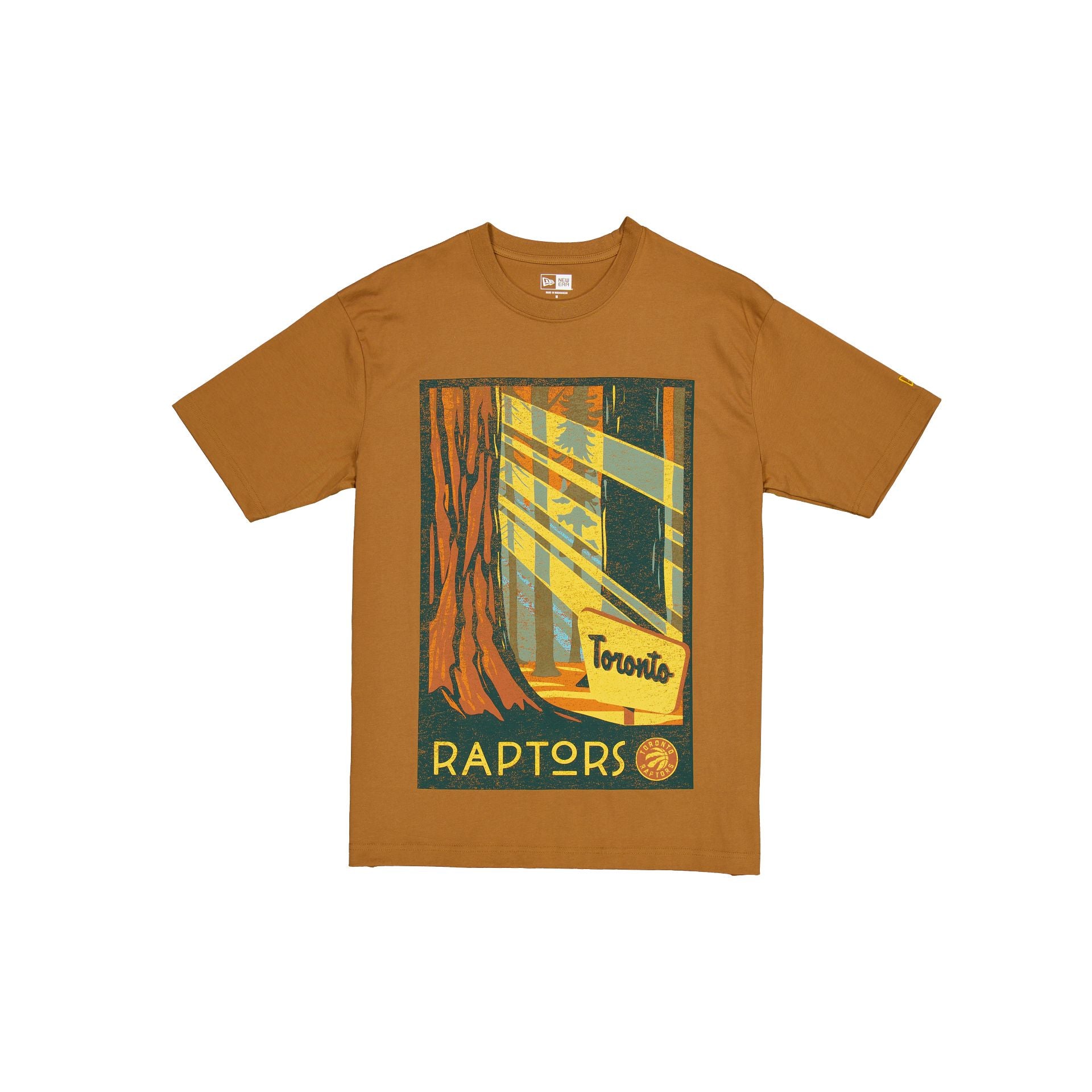 Premium Toronto Raptors 2025 All-Star Game Victory Grove Light Bronze T-Shirt