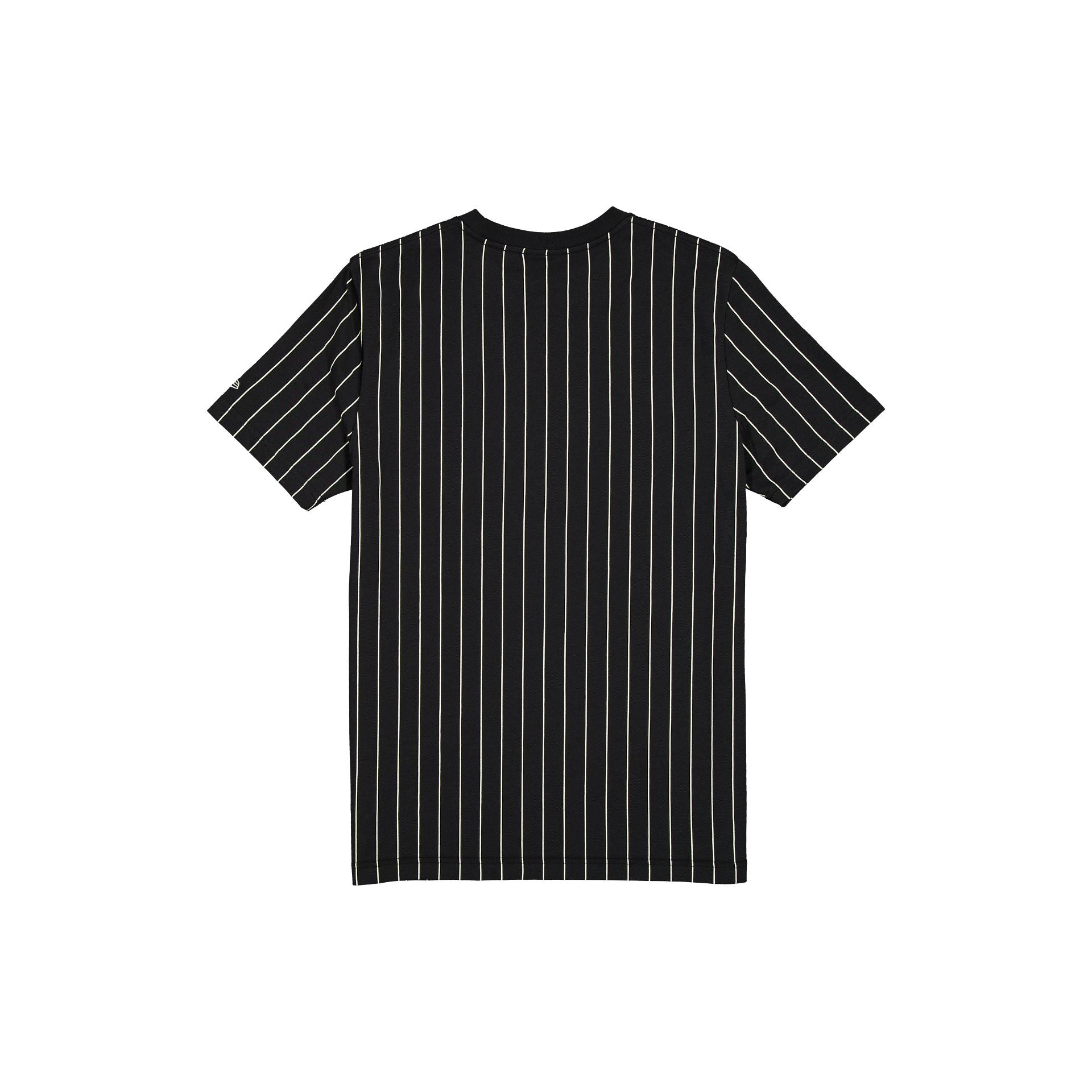 Premium Boston Bruins Throwback Pinstripe Wordmark T-Shirt