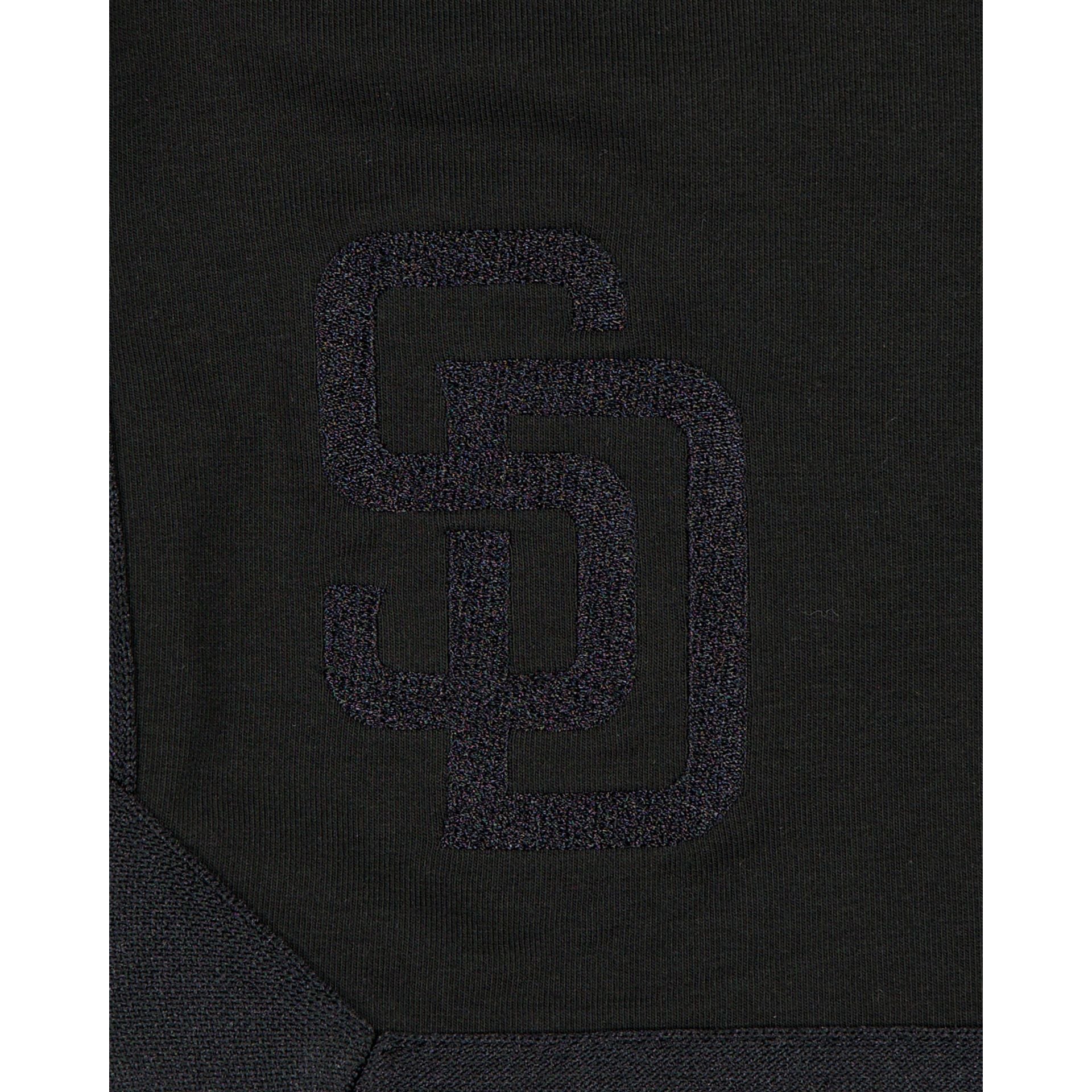 Premium San Diego Padres Black on Black Logo Select Shorts