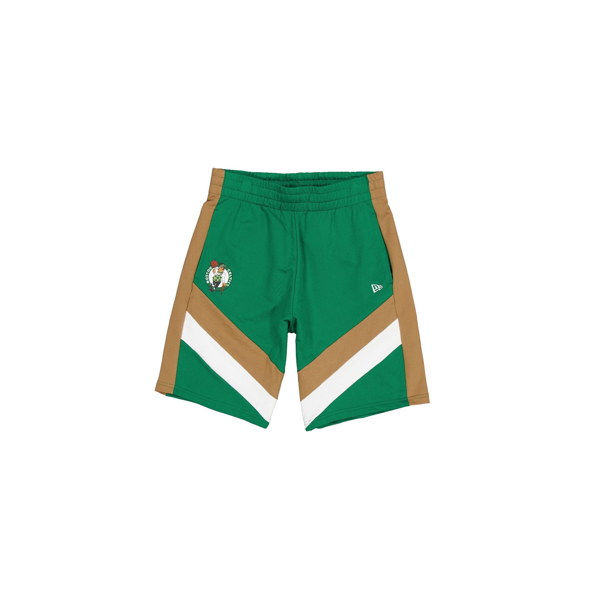 Premium Boston Celtics Green Oversized Panel Shorts