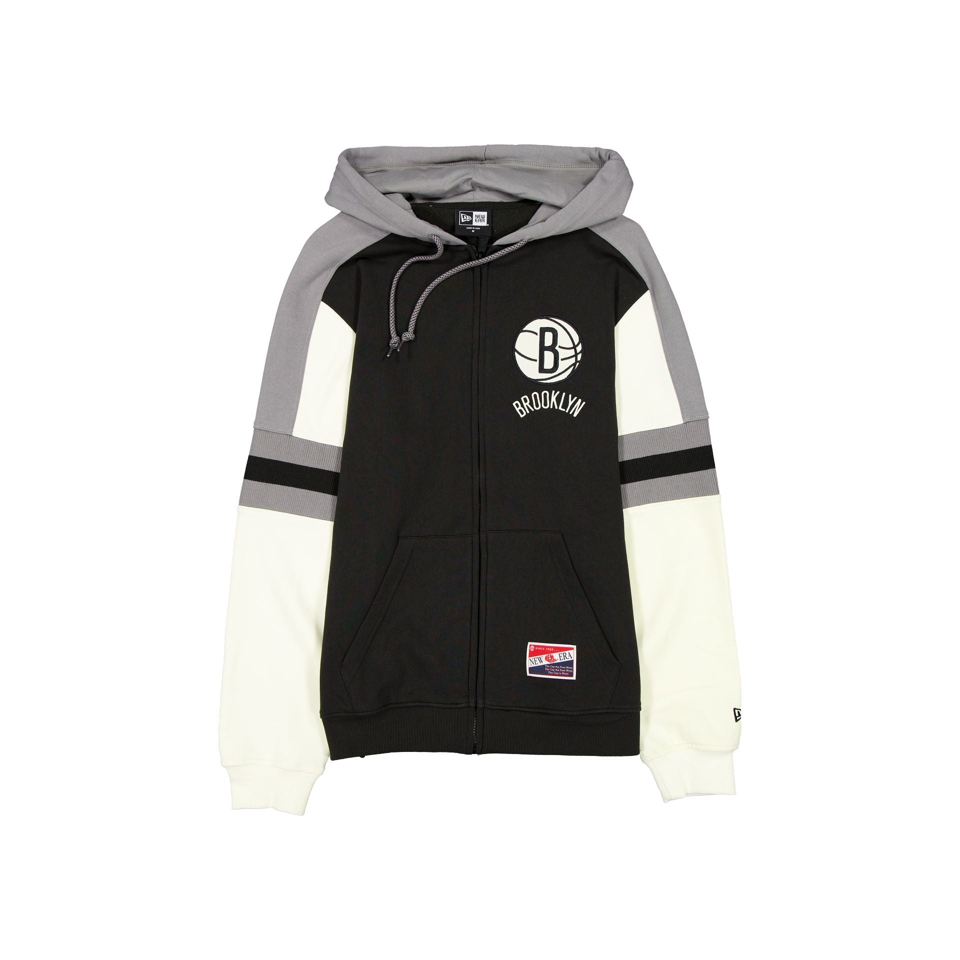 Premium Brooklyn Nets Throwback Zipper Hoodie
