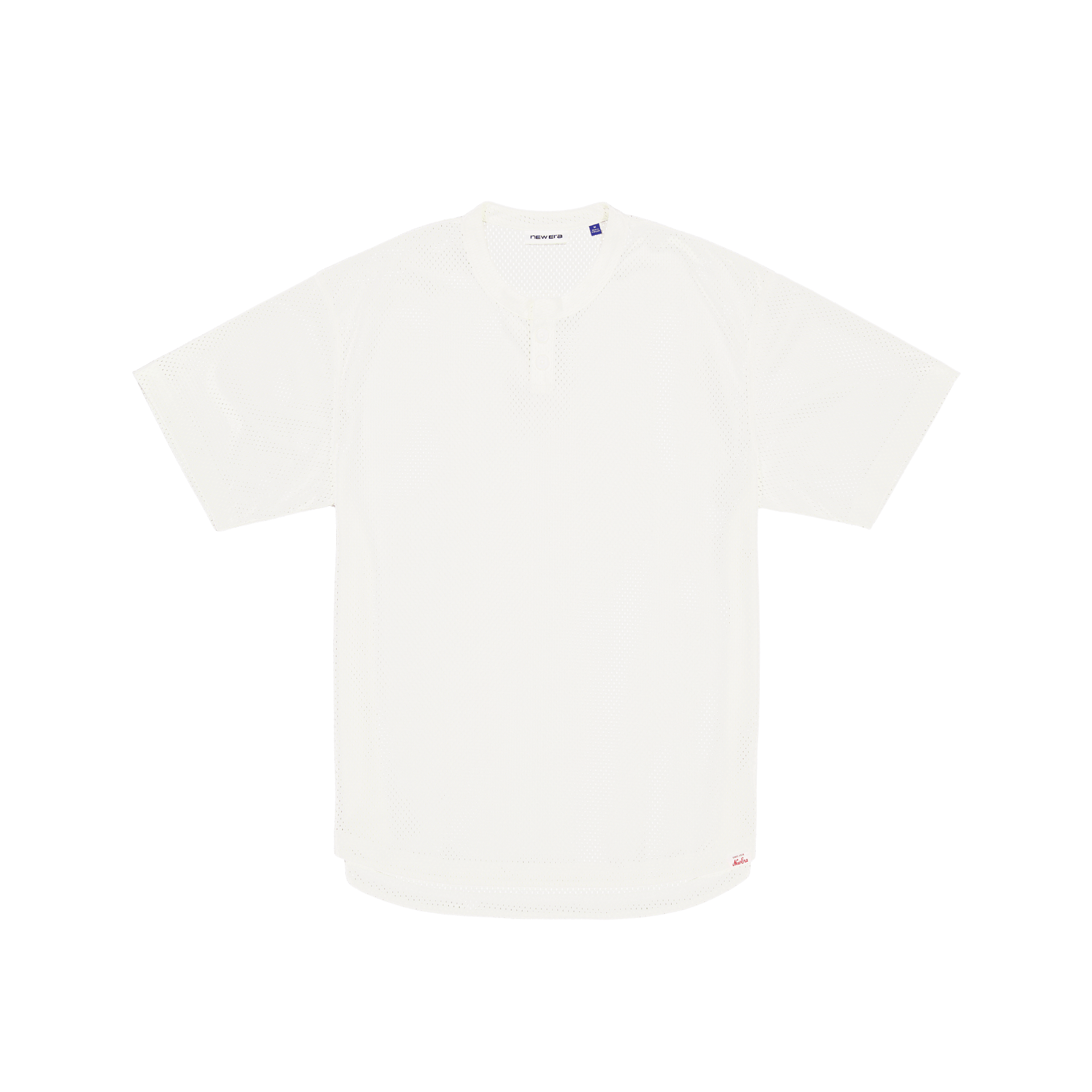 Premium Galvin 2-Button College White Henley Jersey