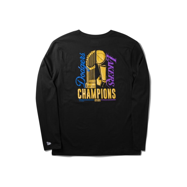 Premium Los Angeles Lakers X Dodgers Champions Long Sleeve T-Shirt