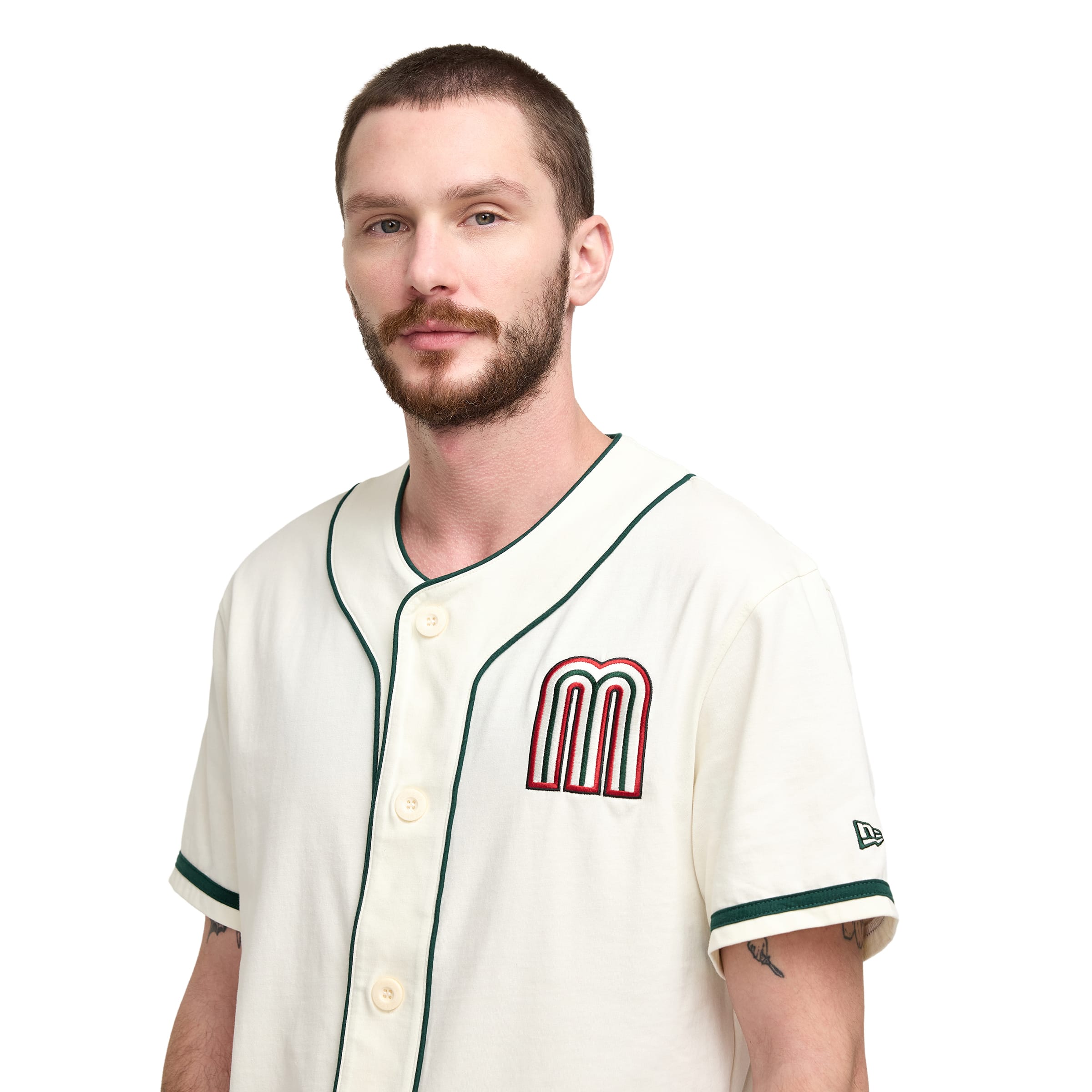 Premium Mexico Baseball Ivory Jersey