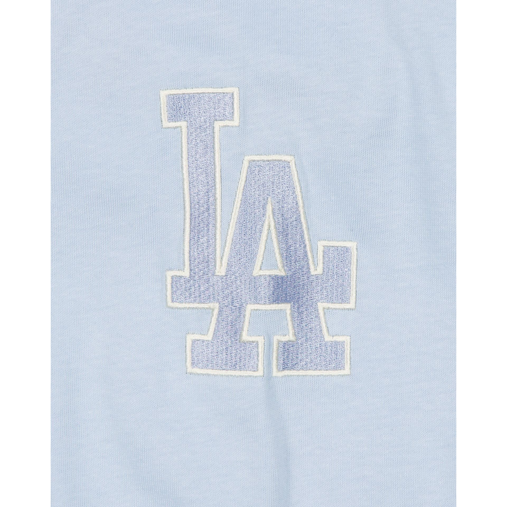 Premium Los Angeles Dodgers Pale Blue Script Long Sleeve Rugby Shirt
