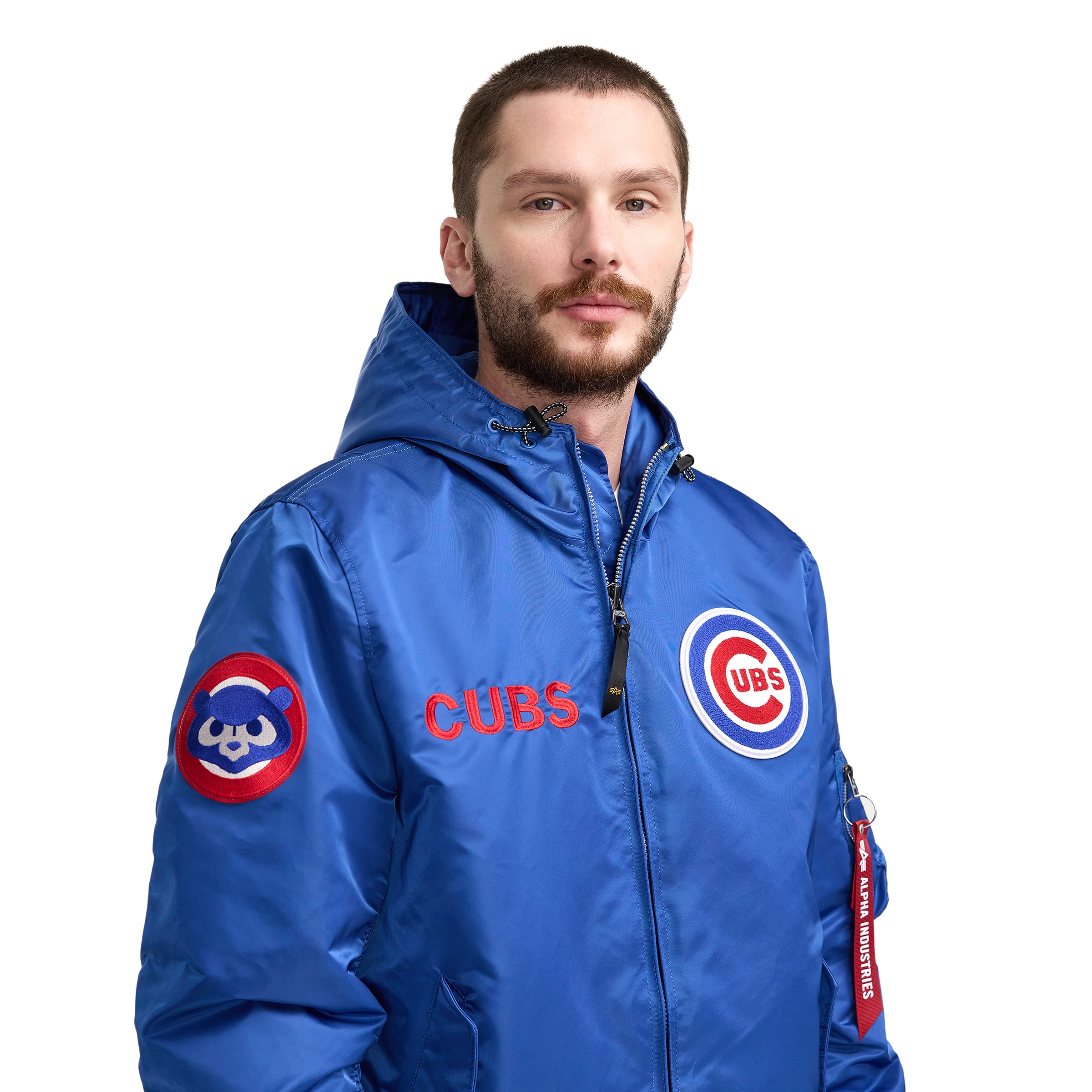Premium Alpha Industries x New York Yankees L-2B Hooded Bomber Jacket