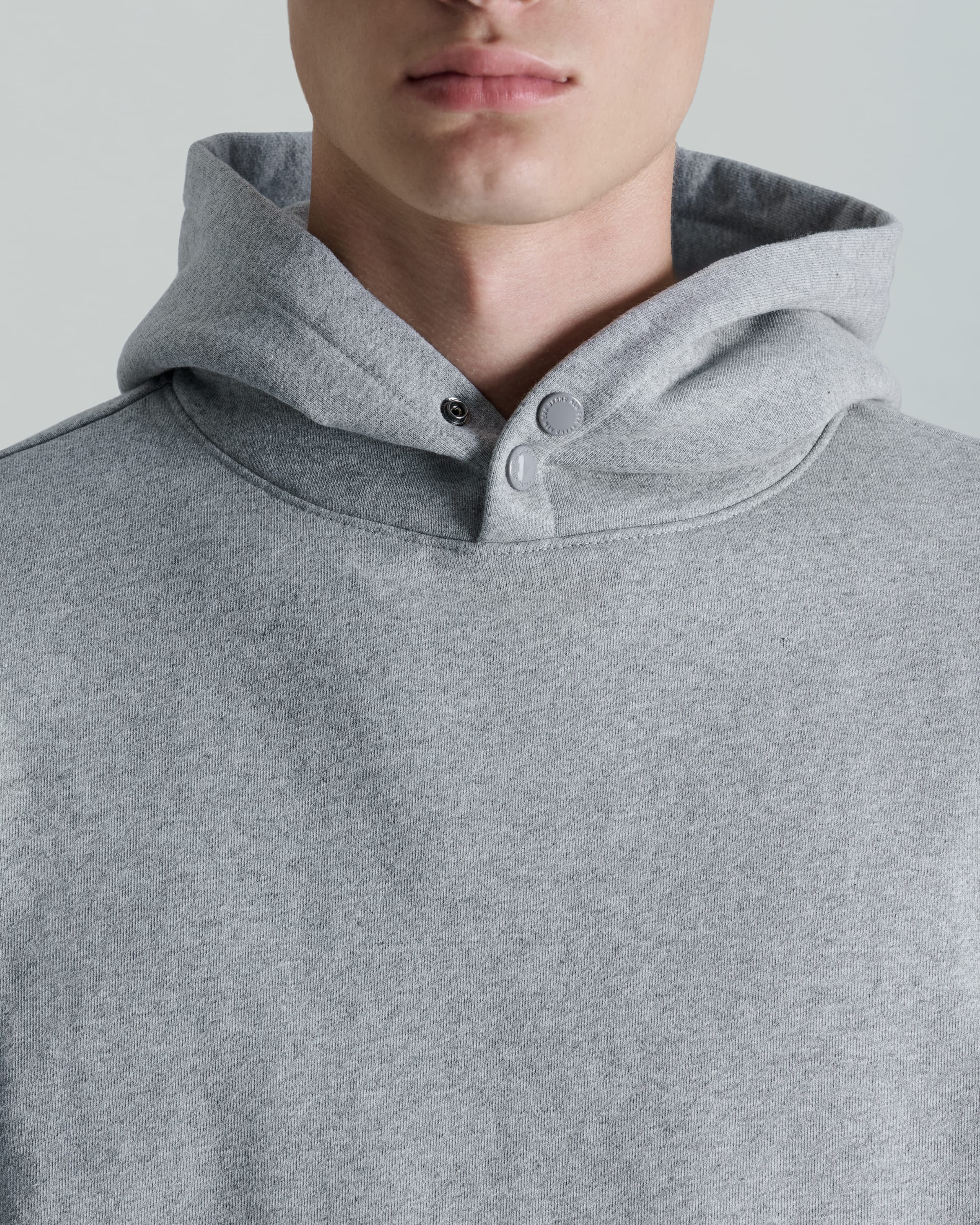 Premium Amherst Corporal Heather Gray Snap Hoodie