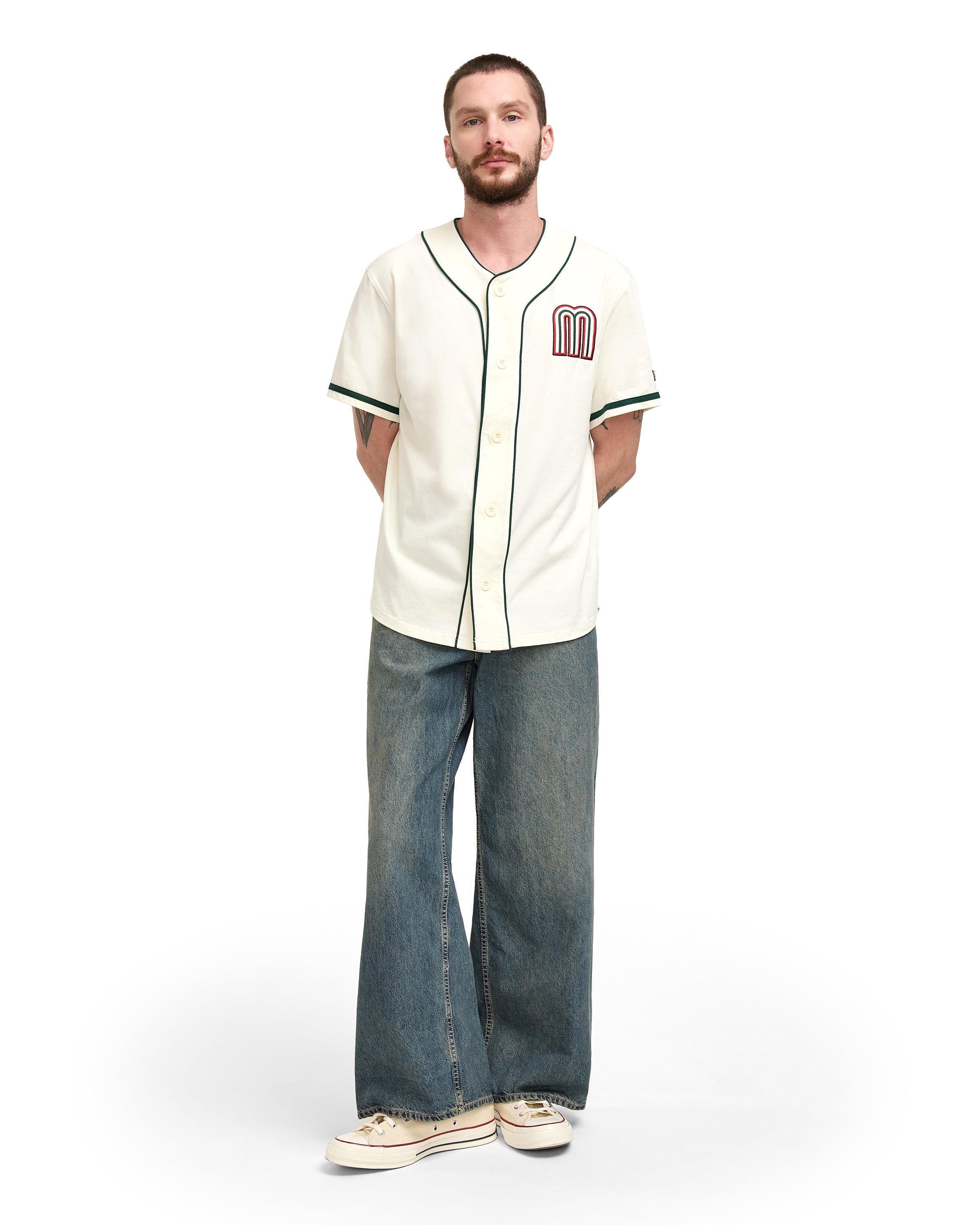 Premium Mexico Baseball Ivory Jersey