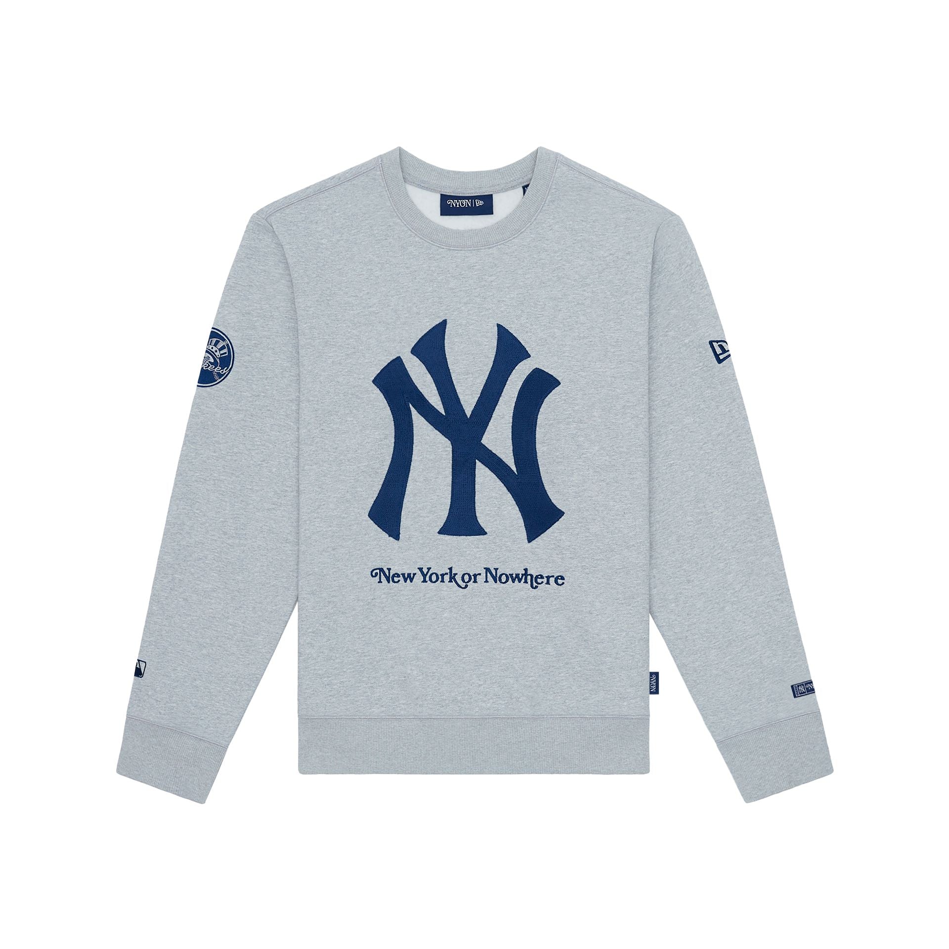 Premium New York or Nowhere x New York Yankees Gray Crewneck