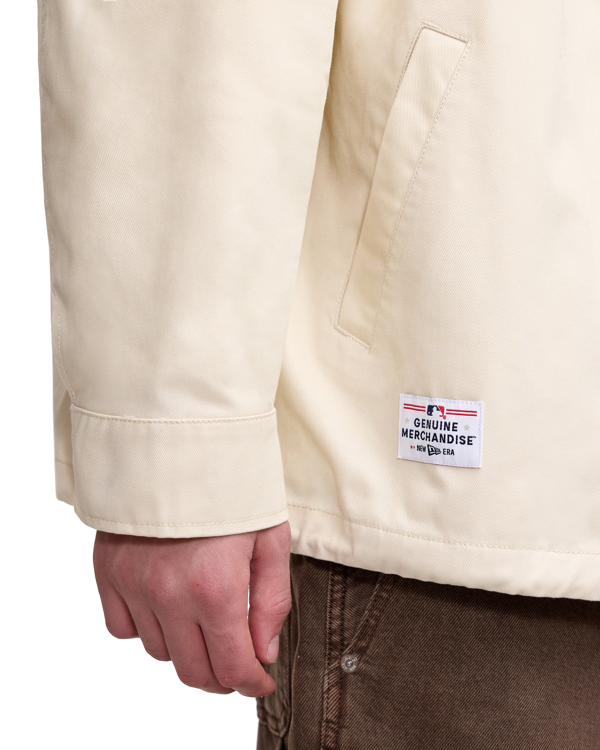 Premium New York Yankees Ivory Coach Jacket