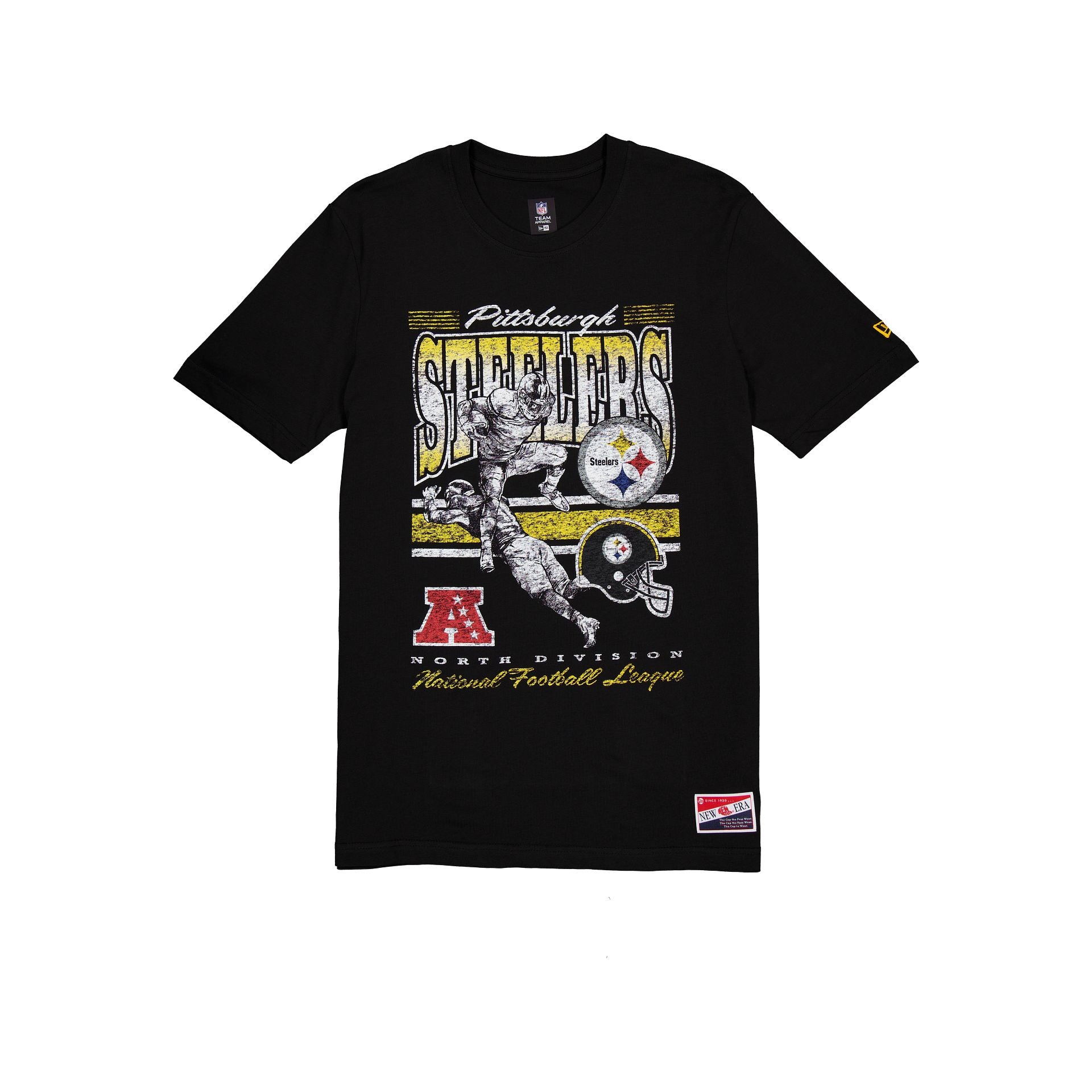 Premium Pittsburgh Steelers Throwback Distress T-Shirt