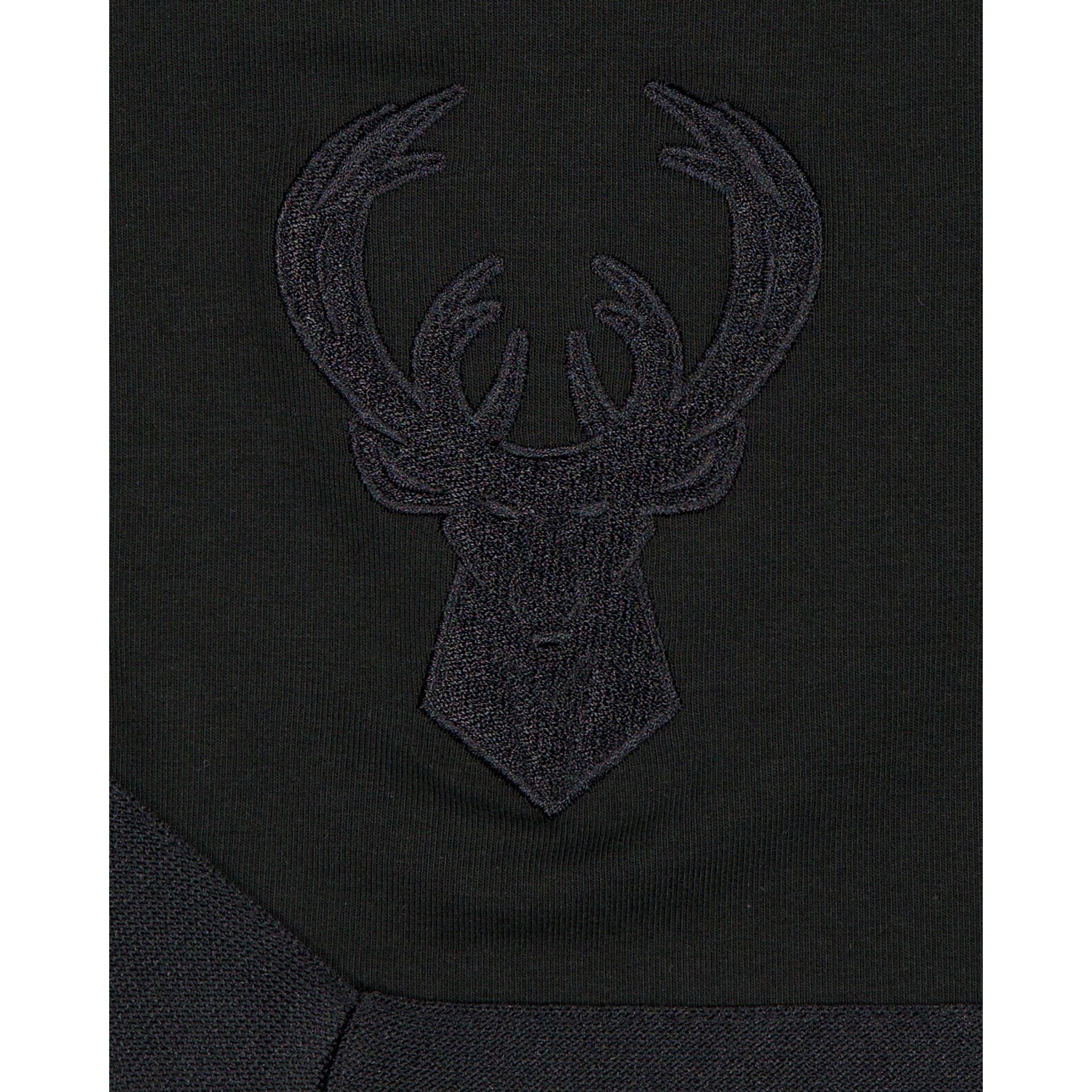 Premium Milwaukee Bucks Black on Black Logo Select Shorts