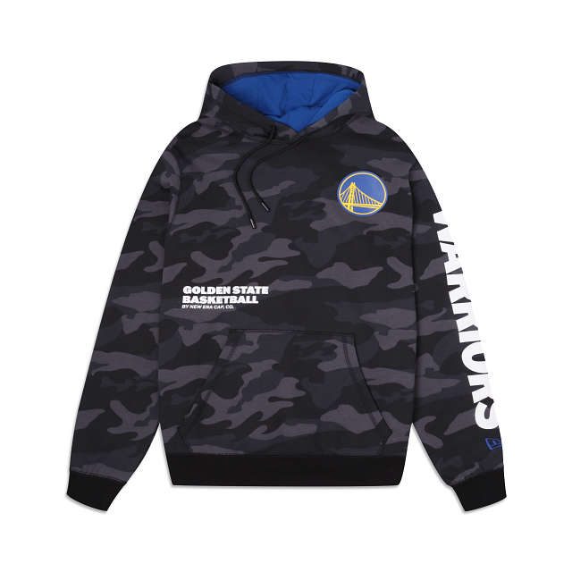 Premium Golden State Warriors Lifestyle Camo Hoodie