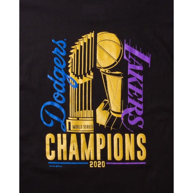 Premium Los Angeles Lakers X Dodgers Champions Long Sleeve T-Shirt