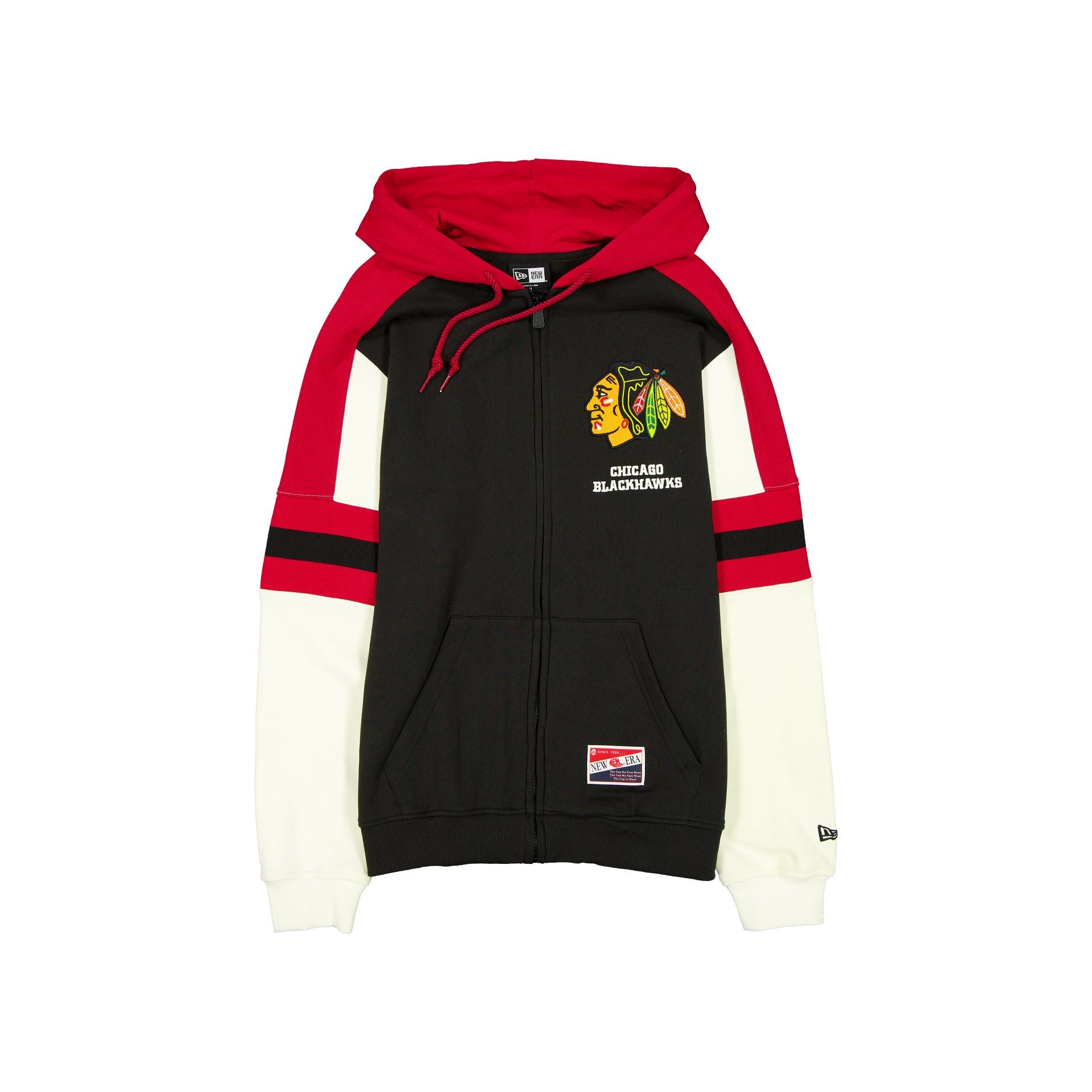 Premium Chicago Blackhawks Throwback Zipper Hoodie