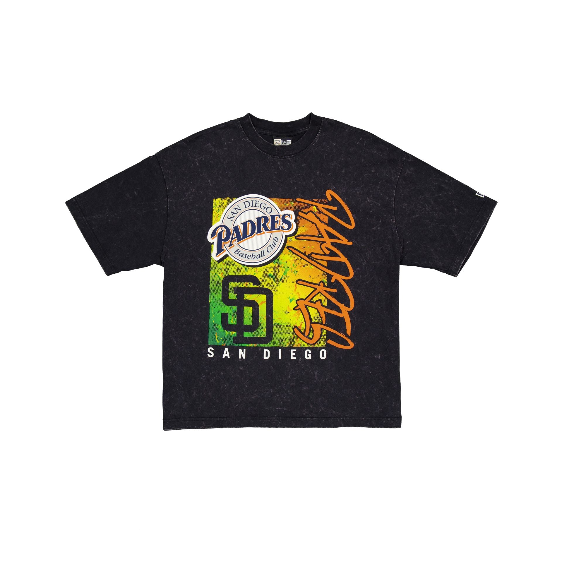 Premium San Diego Padres Sport Classics Boxy Black T-Shirt